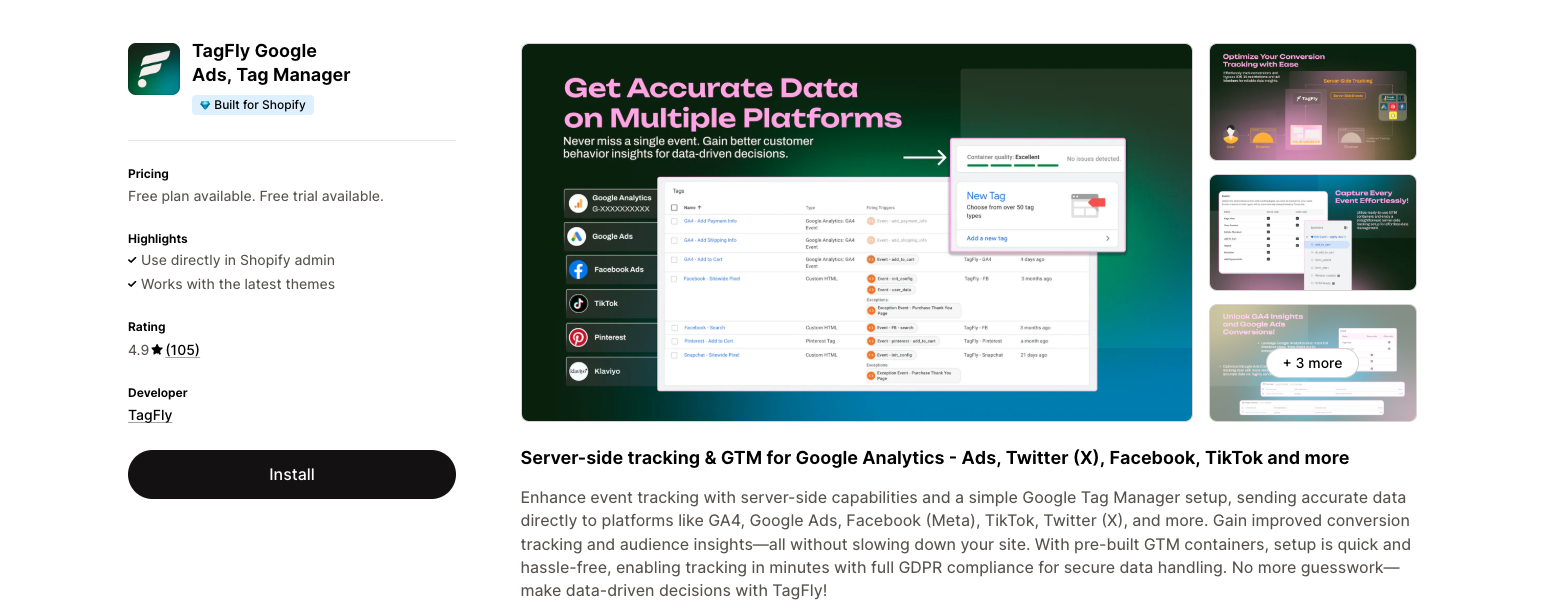 Bonus: Use TagFly to Monitor Google Tag Manager on Shopify