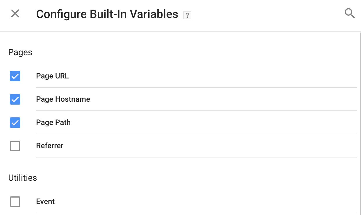 Configure your variable