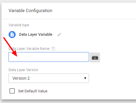 Name and save the variable