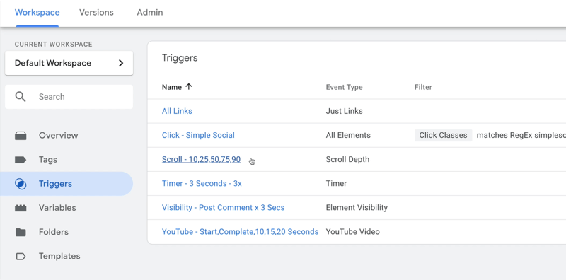 Use in Triggers