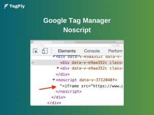 Google Tag Manager Noscript