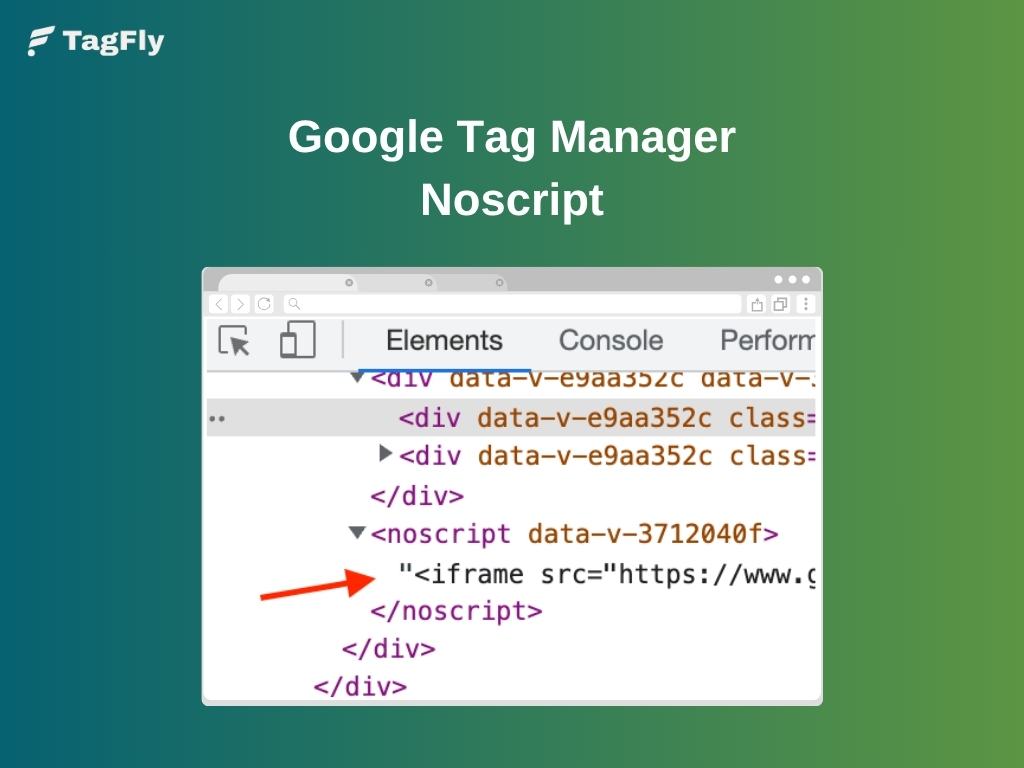 Google Tag Manager Noscript