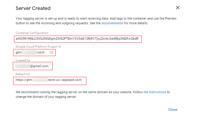 Step 3: Connect Your Web Container