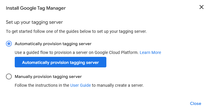 Deploy a Tagging Server on Google Cloud