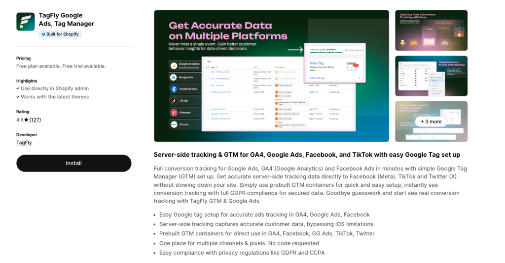 Use TagFly to Implement Server-Side Tracking on Shopify
