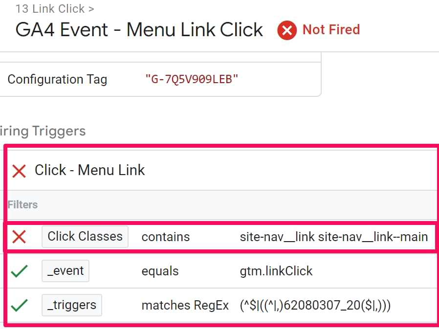 Troubleshooting GTM Trigger Issues