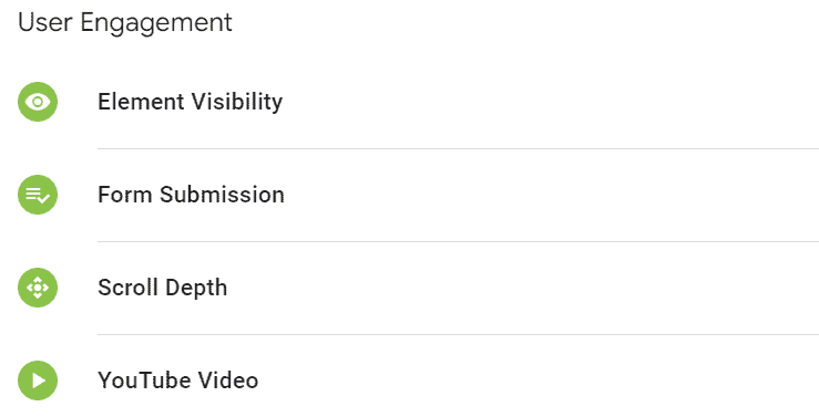 User Engagement Triggers