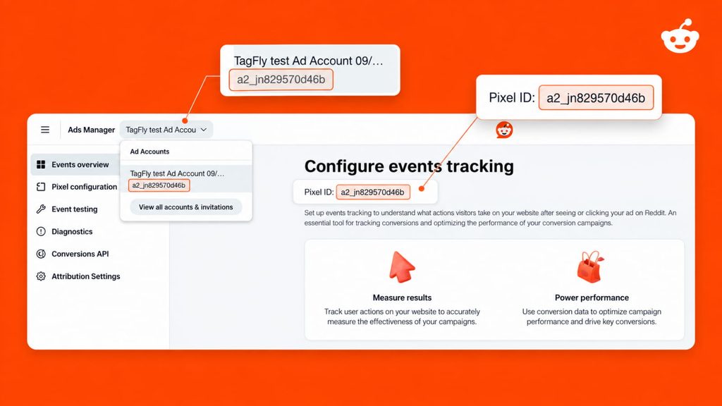 find your Reddit Pixel ID and Conversion API Token